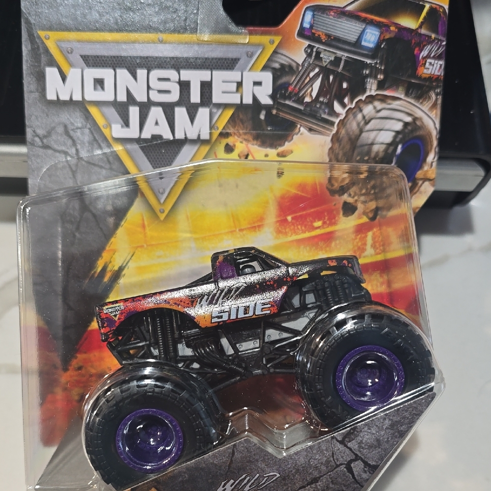 Wild Side Toy Truck - Black and Purple